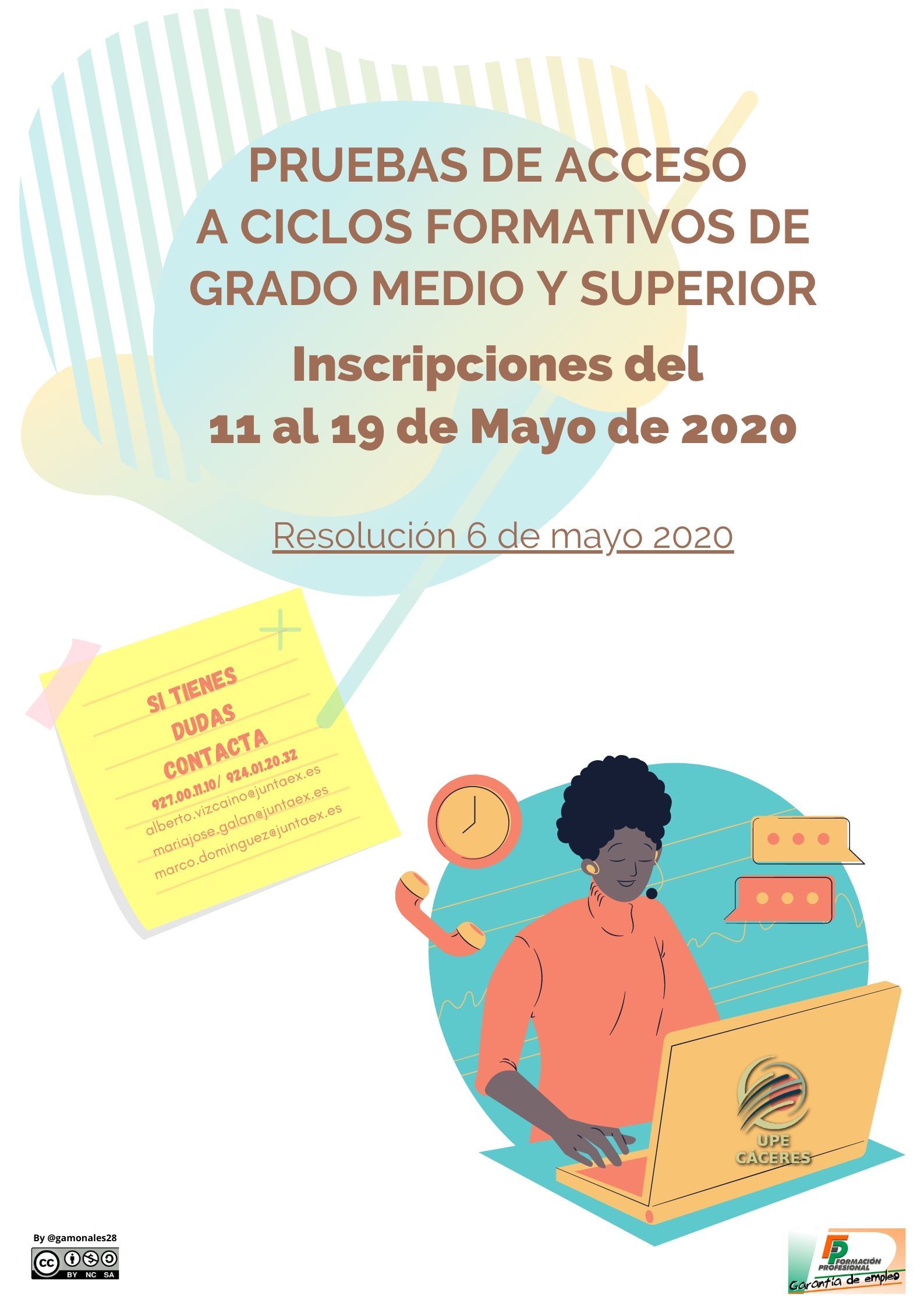 Pruebas de acceso 2020 1